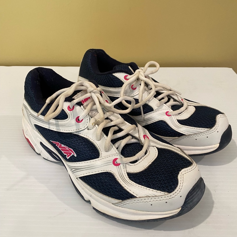 Avia Women’s Sneakers, Blue and White, 7.5